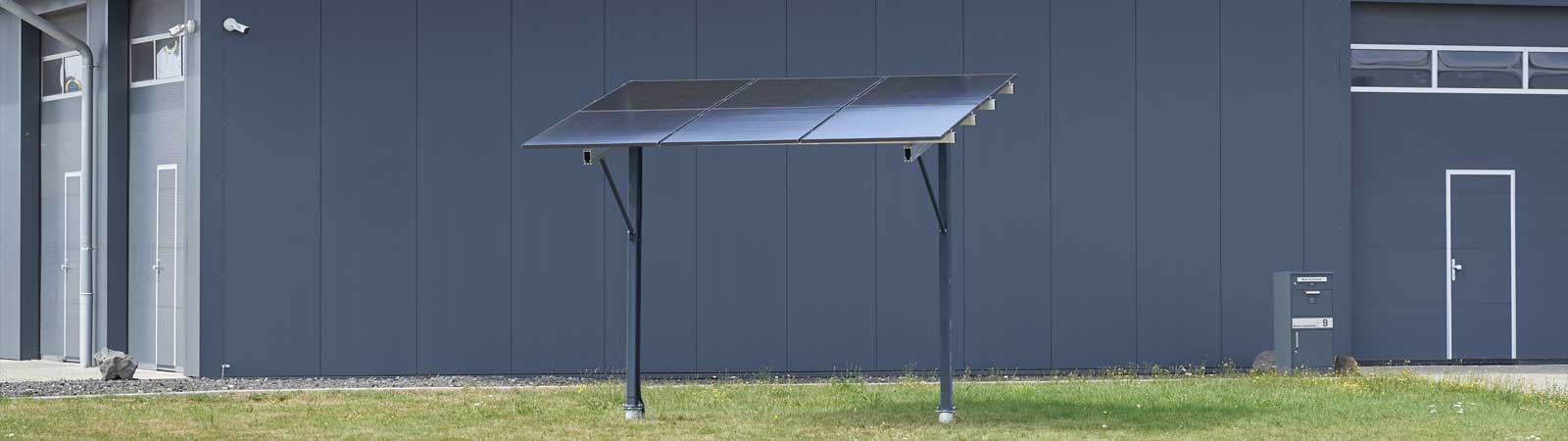 PV-Montage Garten Aufständerung