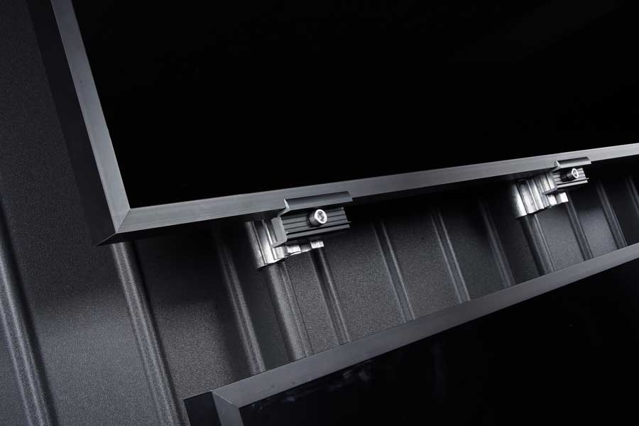 Kalzip roof PV-mounting