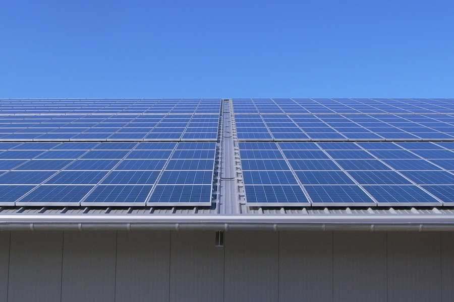 PV-Montage pitched roof trapezoidal P-30